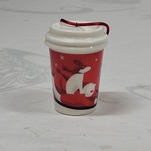 Starbucks Christmas Ornament Red Cup Coffee 2011 Winter Holidays - £7.69 GBP