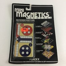Mini Magnets Fundex Travel Game Pachessi Storage Case New Sealed Vintage... - $19.75