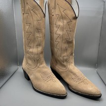 Womens / Girls Durango Sz 3.5 D Tan Suede Western Boots - £105.37 GBP