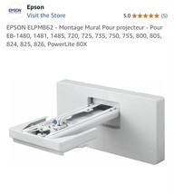 Epson ELPMB62 Ultra-Short Throw Wall Mount for Interactive Projectors - ... - $74.76 CAD