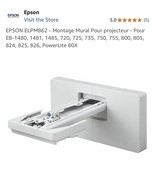 Epson ELPMB62 Ultra-Short Throw Wall Mount for Interactive Projectors - ... - $55.00