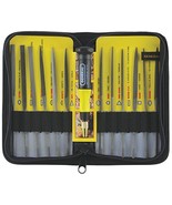 General Tools - Set of 12 and Handle, Swiss Pattern Needle File Set, 12-... - $21.05