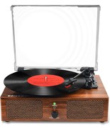 Vinyl Record Player Wireless Turntable With Built-In Speakers And Usb - $1,224.55 MXN