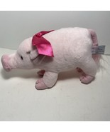 Prissy &amp; Pop adorable pig plush Pink Bow tuffed piglet Cute Soft Toy 12” - $7.87