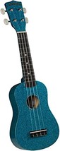 Diamond Head, 4-String Soprano Hot Rod Uke Teal Sparkle, Twilight Blue,,... - $103.95