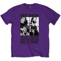 The Beatles 3 Savile Row Purple Official Tee T-Shirt Mens Unisex - £25.04 GBP