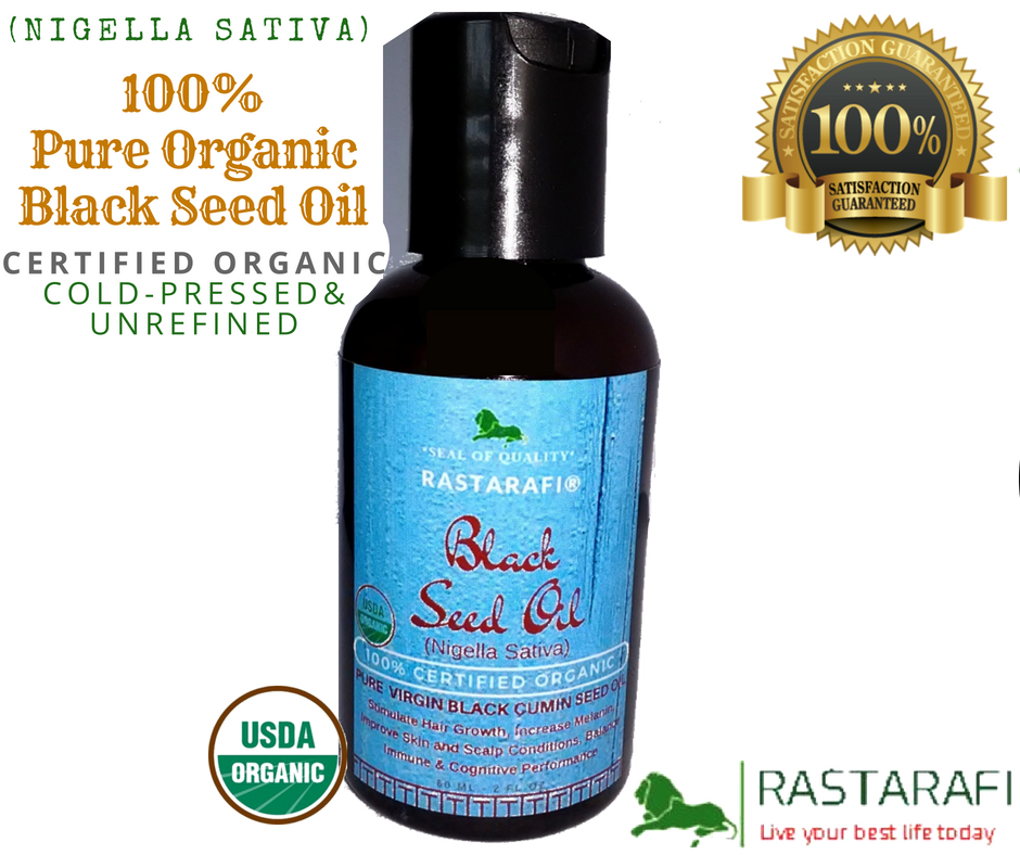 Rastarafi® Premium Organic Black Seed Oil For Hair -Skin 2 Oz | Hair Growth - $12.95
