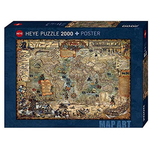 Primary image for Heye Map Art Jigsaw Puzzle 2000pcs - Pirate World