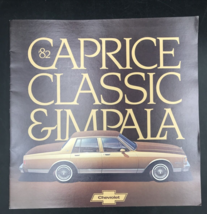 1982 Caprice Classic &amp; Impala Chevrolet Dealer Sales Brochure Showroom C... - $9.49