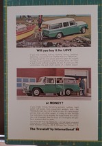 1960's Magazine Ad The Travelall by International Harvester Love or Money - $12.19