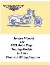 2021 Harley Davidson Road King Touring Models Service Manual - £20.33 GBP