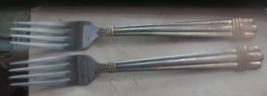 2 Hampton Silversmiths ODYSSEY Stainless 7&quot; Forks - £11.00 GBP