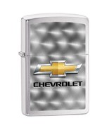 Zippo Lighter - Chevrolet Bowtie Brushed Chrome - 854219 - £22.98 GBP