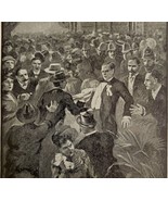 1901 The Assassination of President William McKinley In Buffalo NY Print  - £32.83 GBP