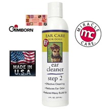 Gimborn Miracle Care R-7 Step 2 PRO EAR CLEANER PET Grooming CAT DOG 8 oz - $17.99