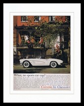 1960 Chevrolet Corvette Framed 11x14 ORIGINAL Vintage Advertisement - £38.93 GBP