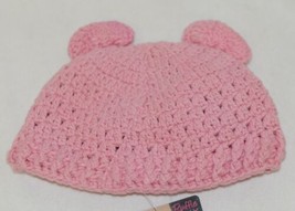 Ruffle Butts Pink Ear Hat With Flower Cotton 6 To 12 Months image 2