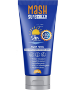 2 Pcs Mash Sun Screen Aqua Fluid Spf 50+ 60gm// Fast Delivery  - £35.48 GBP