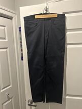 Theory Mens Raffi Duston Slim Fit Navy Pants 32x30 - $108.90