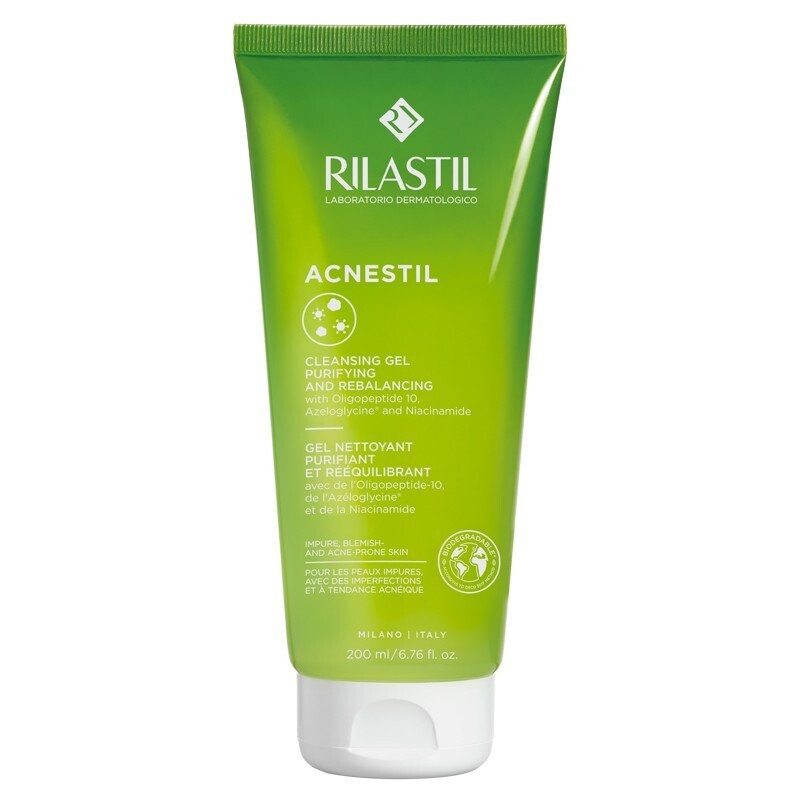 Rilastil ACNESTIL Cleansing Gel for Acne Prone Skin 200ml - $33.50