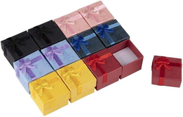 Juvale 48 Pack Jewelry Gift Boxes with Lids and Bows for Rings, Earrings... - £17.35 GBP