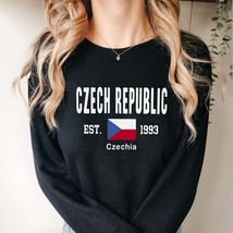 Czech Republic sweatshirt,Czech Republic Flag sweater,Soft Cozy Vintage Czech Re - £35.73 GBP