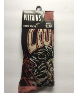 NEW Disney Nightmare Cruella de Vil Unisex Crew Socks Size 9-13 - $184.20 MXN