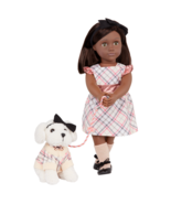 Our Generation Doll &amp; Pet Collection CANDICE &amp; Chic the Puppy Set 18&quot; Do... - £31.35 GBP