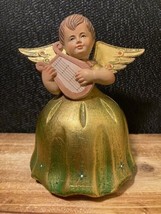 Anri Wood Italy Carved Angel Reuge Music Box (Music Does Not Work) - £16.67 GBP