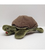 Folkmanis Green Turtle Hand Puppet 11&quot; Full Body Folktails Tortoise Plush - $12.54
