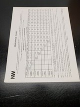 Norfolk &amp; Western Railroad Demurrage Chart and 1979 Calendar - $9.28