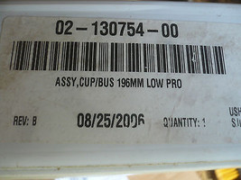 New Cup/Bus 196mm Low Pro Assy Novellus 02-130754-00 Rev B Ceramic Ring CoorsTek - £82.22 GBP