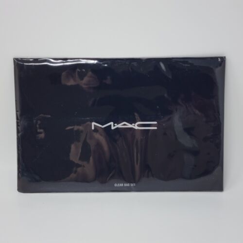  New MAC Cosmetic Clear Bag Set Sealed - $15.43