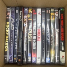 Lot of 11 Action DVDs - New &amp; Used - Rocky / Bruce Lee / Wonder Woman / Die Hard - £9.37 GBP