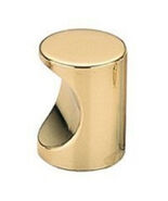 Liberty HARDWARE #P26041CPBC Polished  Brass Whistle 1" CABINET Knob - $2.99