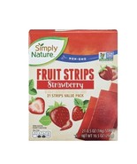 SIMPLY NATURE Strawberry Fruit Strips, 21 count - $15.47 CAD