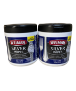 (2)WEIMAN Silver Wipes 20-Count Package Silver Gold Brass Polish Tarnish... - £31.88 GBP