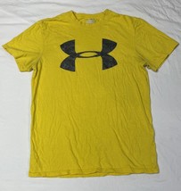 Under Armour Men&#39;s T-Shirt  HeatGear Loose Yellow Size SM - £4.67 GBP