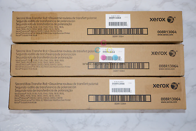 3 New Genuine Xerox WC7425,7428,7435,7525 Second Bias Transfer Rollers 008R13064 - $79.20