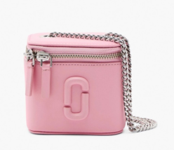 Marc Jacobs Leather Mini Vanity Crossbody Bag - Ribbon Pink - $199.00