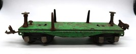 Vtg LIONEL #651 O Gauge Metal Flat Car Orig. Box Green - £19.28 GBP