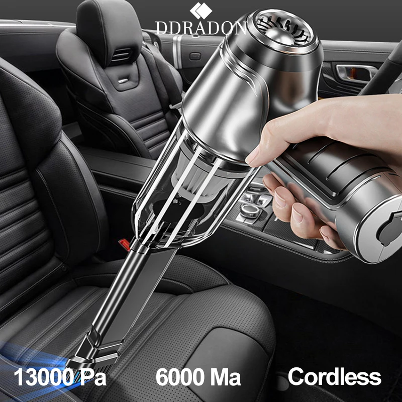 13000Pa Cordless Car Vacuum Cleaner Handheld Auto Wireless Mini Portable  Vacuum - £36.67 GBP+