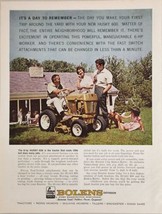 1960&#39;s? Print Ad Bolens 6-HP Husky 600 Lawn &amp; Garden Tractors Port Washington,WI - £16.33 GBP