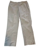 Lafayette 148 Bleeker Business Casual Dress Khaki Straight Leg w/Slits P... - $18.69