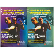 2 DVD Set Sagasa Filipino Unarmed Combat Principles &amp; Training - Chris R... - £35.39 GBP