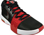 Nike Men&#39;s LeBron Witness VIII FAZE Black/Red Casual Basketball Shoes FV... - $70.49
