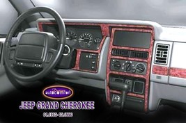 For Jeep Grand Cheroke Interior Dash Trim Kit 3M 3D 19-Parts Burl Wood 1993-1996 - $102.48