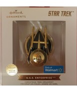 Hallmark Star Trek USS ENTERPRISE Christmas Tree Ornament Walmart Exclusive - £24.31 GBP