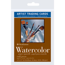 Strathmore Artist Trading Cards 2.5&quot;X3.5&quot; 10/Pkg-Watercolor - £9.44 GBP