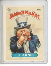 (b-30) 1986 Garbage Pail Kids Sticker Card #110b: U.S. Arnie - $2.00